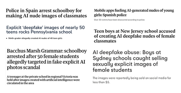 Examples of school‑based abuse